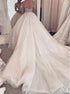 Ball Gown Wedding Dress With Long Sleeves LBQW0036